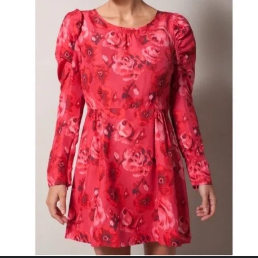 Juicy Couture Red Floral Mini Dress